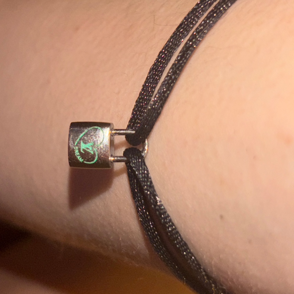 LV Silver Lockit Cord Bracelet (unisex women’s mens) - Picture 6 of 8